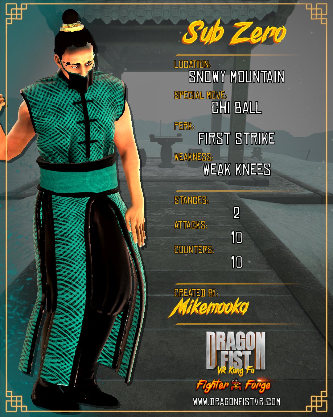 Sub Zero - Created By: Mikemooka